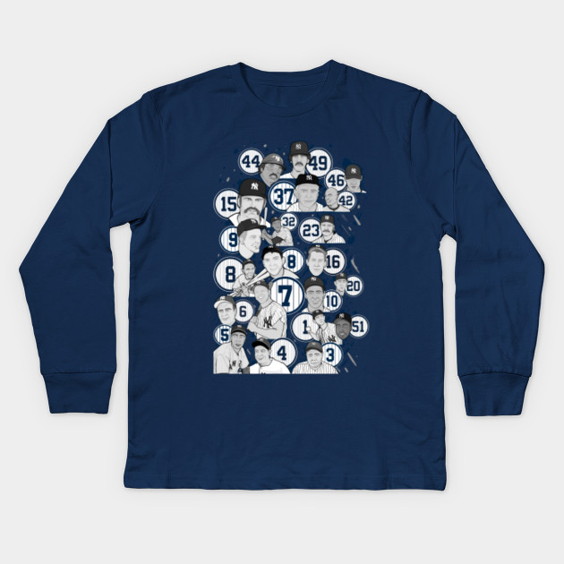 New York Yankee legends collage